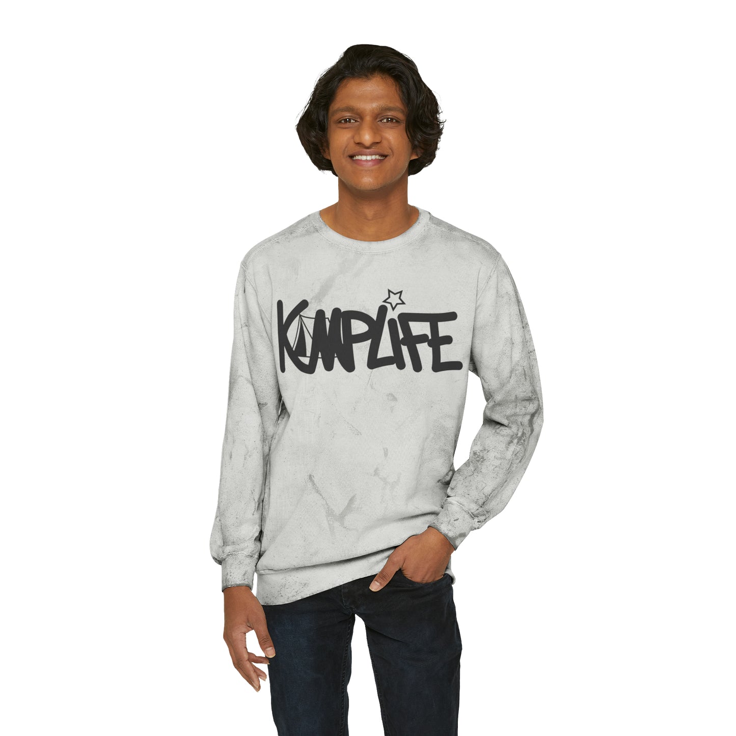 Unisex Color Blast Crewneck Sweatshirt